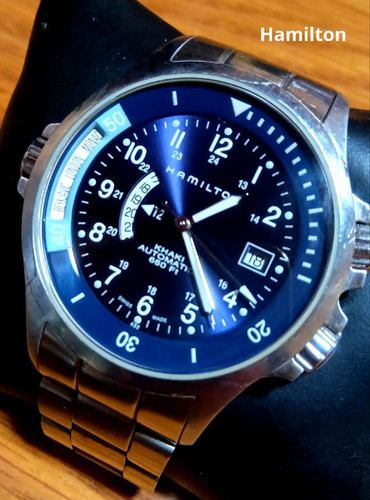 Hamilton khaki navy - khaki, gmt