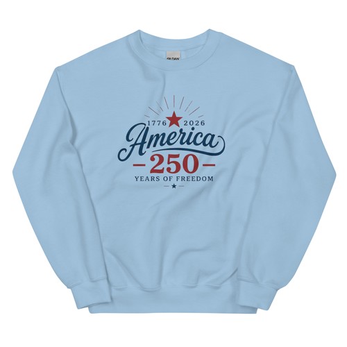 Felpa girocollo donna america - girocollo,