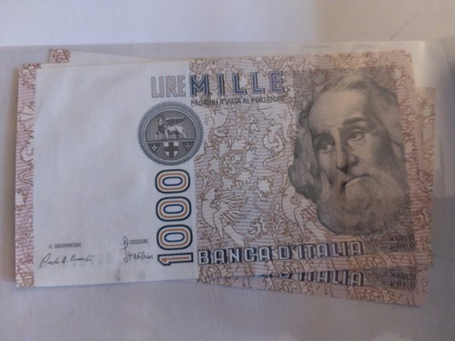 Banconota 1000 lire - marco, polo