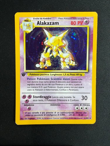 Pokemon alakazam 102 - alakazam, 1/102