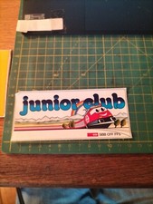ADESIVO VINTAGE STICKER KLEBER Treno Junior Club Sbb Cff Ffs