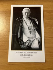 FIGURINA SANTINO CHIESA COLLEZIONE Ricordo Del Centenario Di S. Pio X Papa