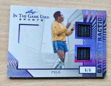 Pele match worn dual patch - pele,