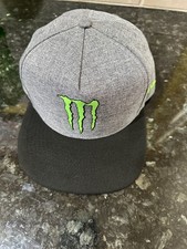 Cappello Monster Energy New Era Solo Atleta Grigio Tesa Verde Snapback Cap