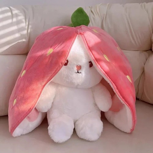 Peluche coniglio fragola - 25, cm