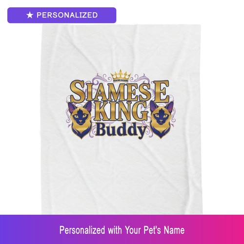 Coperta personalizzata gatto - personalizzata,