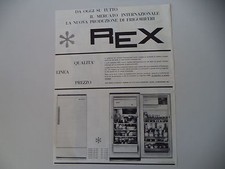 advertising Pubblicità 1961 FRIGORIFERO REX