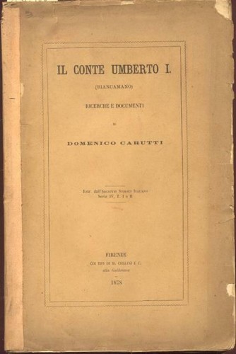 Carutti domenico conte - il,
