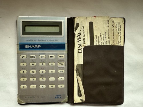 Vintage sharp elsi mate 827 - sharp,