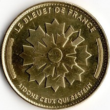 Pas Monnaie de Paris - BLEUET DE FRANCE - AIDONS CEUX QUI RESTENT 2025 - PICHARD