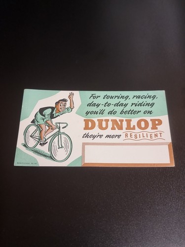 Vintage dunlop tyre tourust - dunlop,