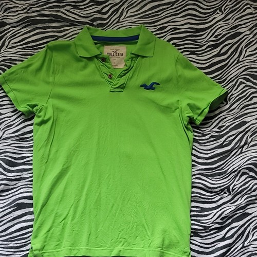 Polo uomo hollister verde - polo,