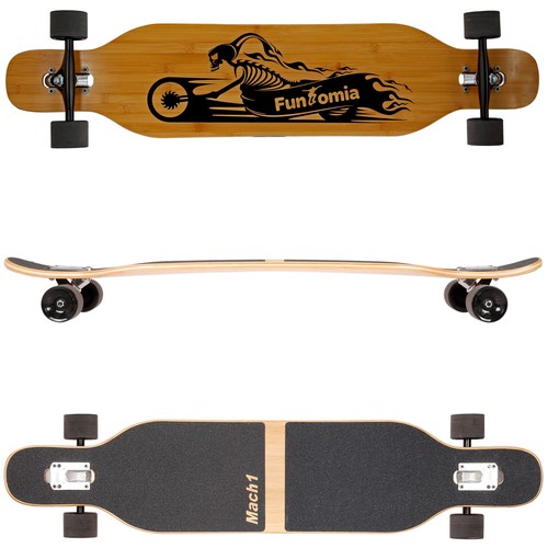 Longboard bambù mach1 con - in,