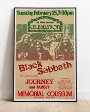 Black Sabbath Journey 1977 Fort Wayne / XXL Poster - 36"x24" (#280)