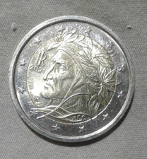 MONETA 2 EURO-DANTE ALIGHIERI-