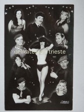LES APACHES DU PETIT BALCON Paris burlesque show Michel Sonault postcard vintage