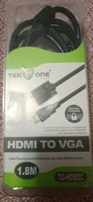 Adattatore Convertitore Cavo  Hdmi to VGA  1.8 MT HD 