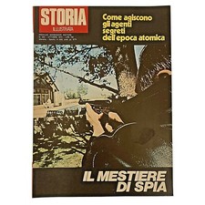 rivista vintage Storia illustrata 203 speciale spionaggio edizione ottobre 1974