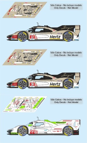 Decals porsche 963 mans - decals,