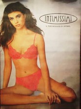 Poster manifesto INTIMISSIMI intimo slip cartellone pubblicità models lingerie