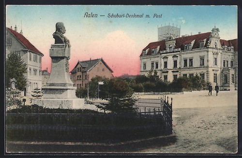Cartolina anguille monumento - cartolina,