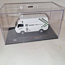 1:43 IXO VW LT45 LWB Skoda Motorsport Furgone Assistenza Rally Bianco