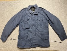 Giacca da campo Alpha Industries M-65 uomo media blu navy fodera clima freddo USA