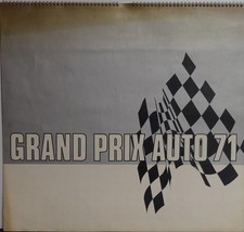 GRAND PRIX AUTO 1971 FERRARI PORSCHE TYRREL FORMULA UNO CALENDARIO COMPLETO