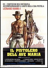 IL PISTOLERO DELL'AVE MARIA MANIFESTO CINEMA SPAGHETTI WESTERN MOVIE POSTER 2F