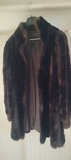 Cappottino in pelliccia di castoro e lana. Tg. 48/50 