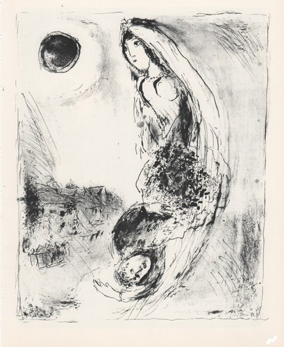 Marc chagall coppia con - coppia, la