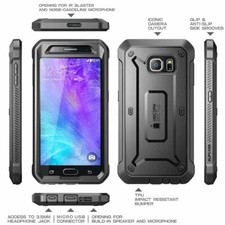 SUPCASE originale per Samsung Galaxy S6, custodia completa con schermo NERO
