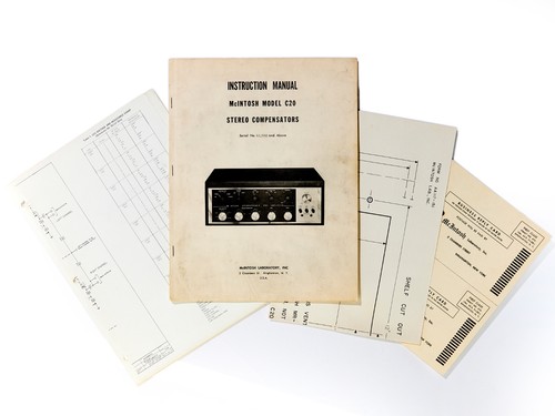 Mcintosh manuale - mcintosh, c-20