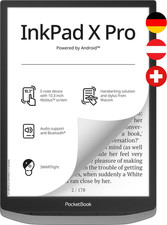 Pocketbook Inkpad X Pro, Mist Grey, schermo 10,3", Bluetooth,Android,Penna wacom