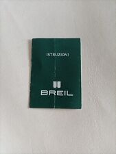 BREIL Libretto di istruzioni orologio Fasi Lunari Vintage