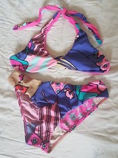 costume donna multicolor calzedonia 2 pezzi bikini tg 2 - 40