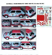 Decal - Fiat  RITMO Gr.2 -