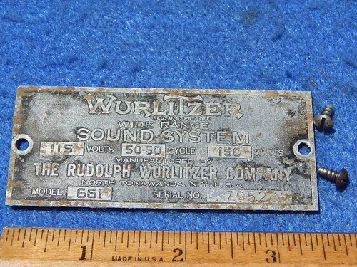 1936 wurlitzer 312 412 - wurlitzer,