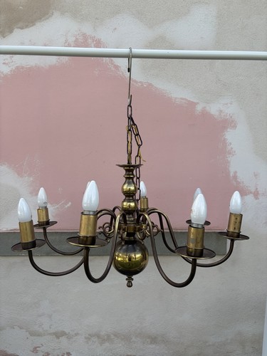 Lampadario ottone olandese - in,