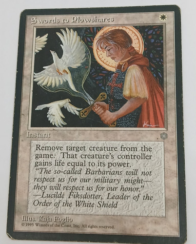 Magic mtg swords plowshares - magic,