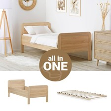 Letto Comfort 90x200 cm Rete a Doghe Anziani Legno Letto Altezza Regolabile Homestyle4u
