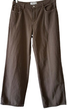 Jeans donna gamba larga