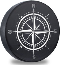 Copripneumatico di Ricambio,Copricerchio in Pelle Vinile Resistente alle Intemperie per Jeep Wrangler Sahara