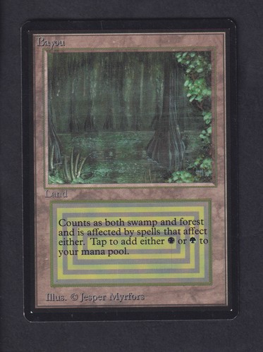Magic mtg bayou - mtg, exc