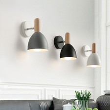 Lampada da parete girevole in