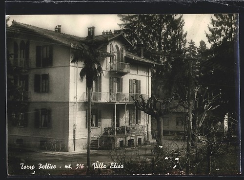 Cartolina torre pellice - torre, pellice,