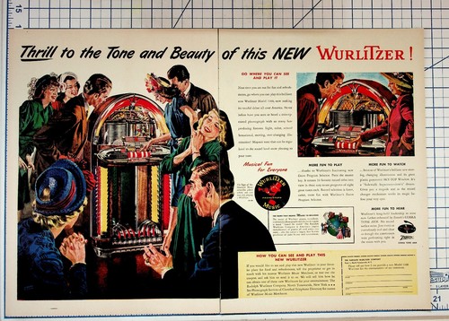 Wurlitzer jukebox modello 1100 - wurlitzer,