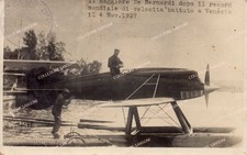 AERO CLUB DI ALASSIO - MAGGIORE DE BERNARDI RECORD MONDIALE A VENEZIA 1927