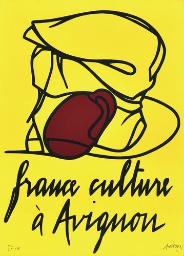 Litografia valerio adami - litografia,