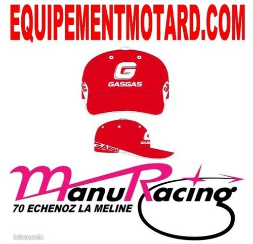 Casquette brodee rouge enduro - casquette,